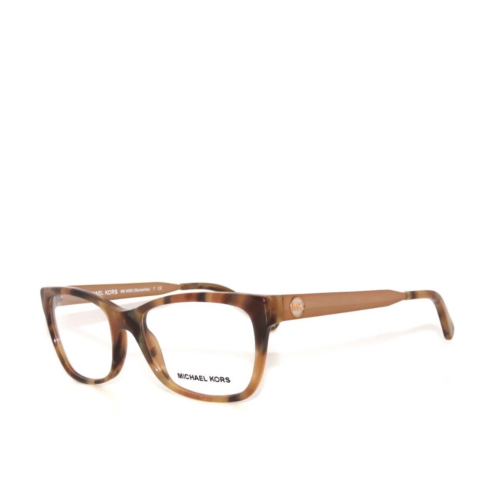 Michael Kors Marseilles 4050 3311 51 Brown Marble Eyeglasses MK4050 - Picture 1 of 5